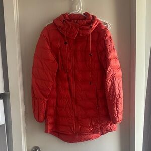 Lole Vibrant Red orange Puffer Jacket